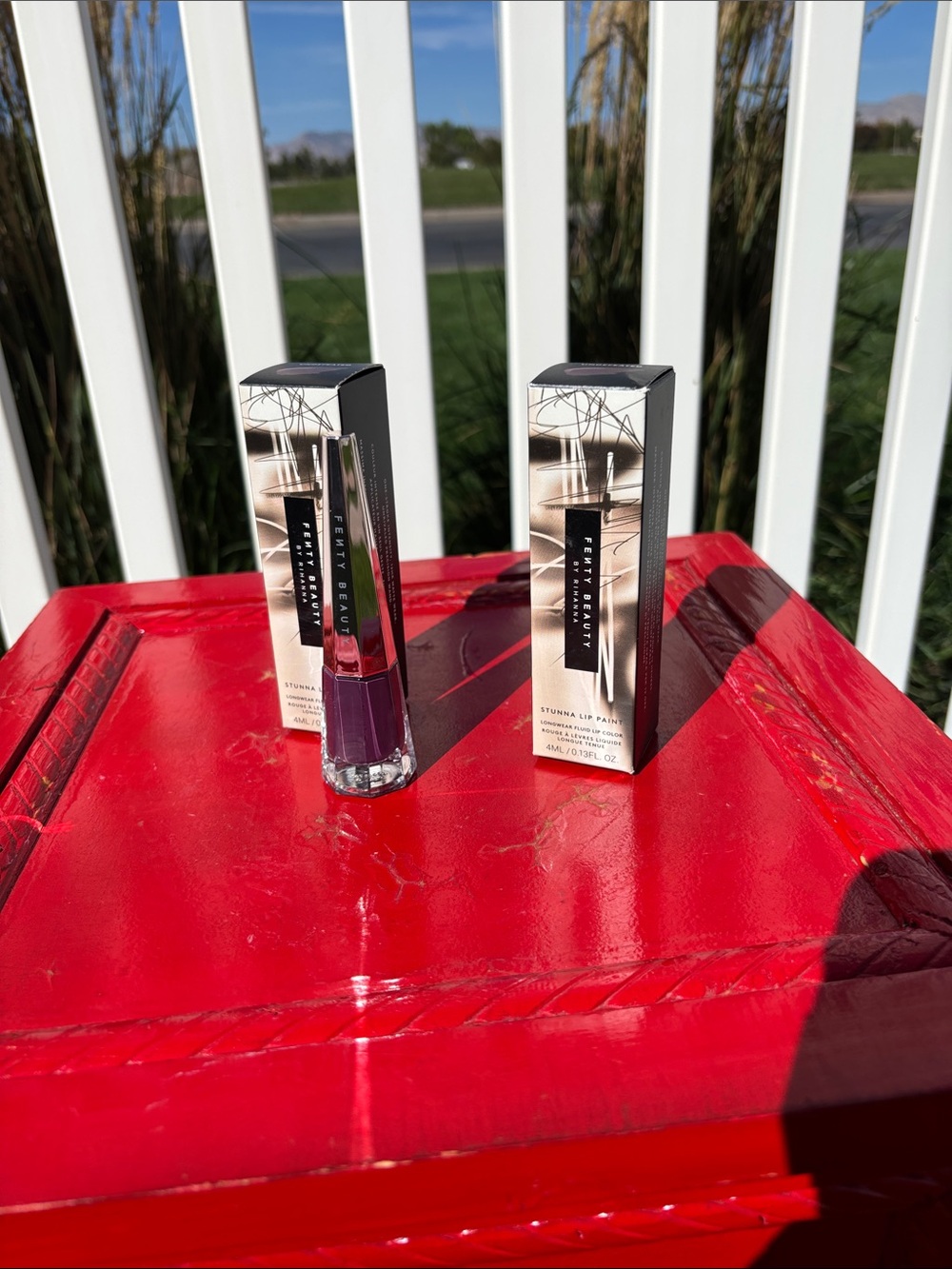 Fenty Beauty By Rihanna Stunna Lip Paint NIB , You Get 2 Color Undefeated